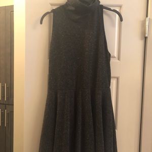 Cotton grey turtleneck dress size medium